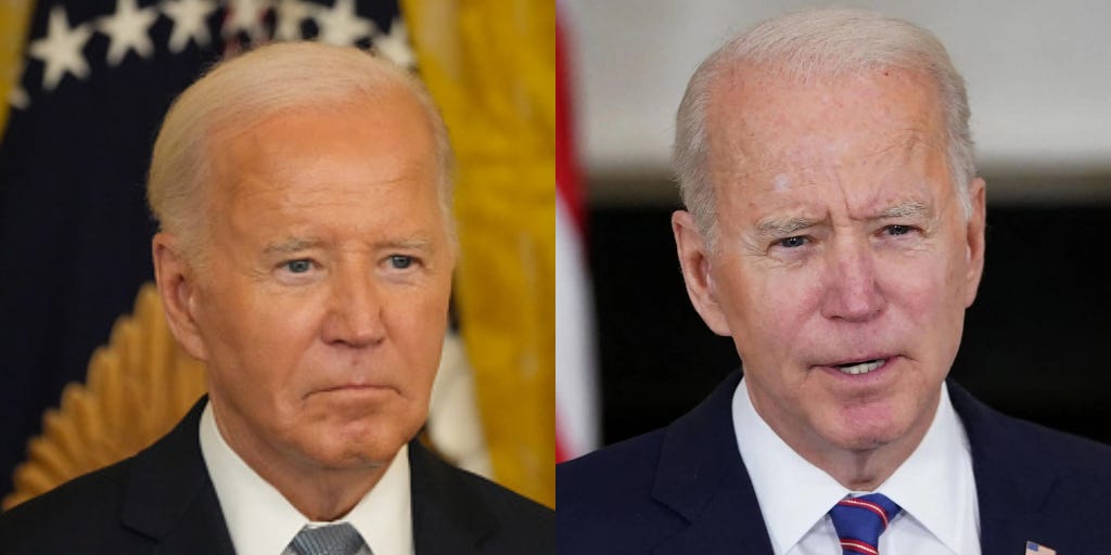 You're not losing your mind, Biden is getting more orange