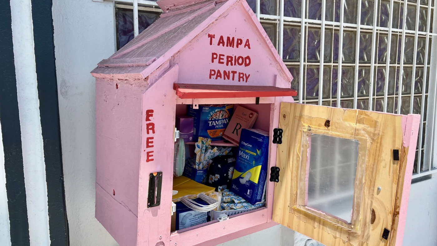 Need free pads or tampons? In Tampa, you can visit a ‘period pantry’