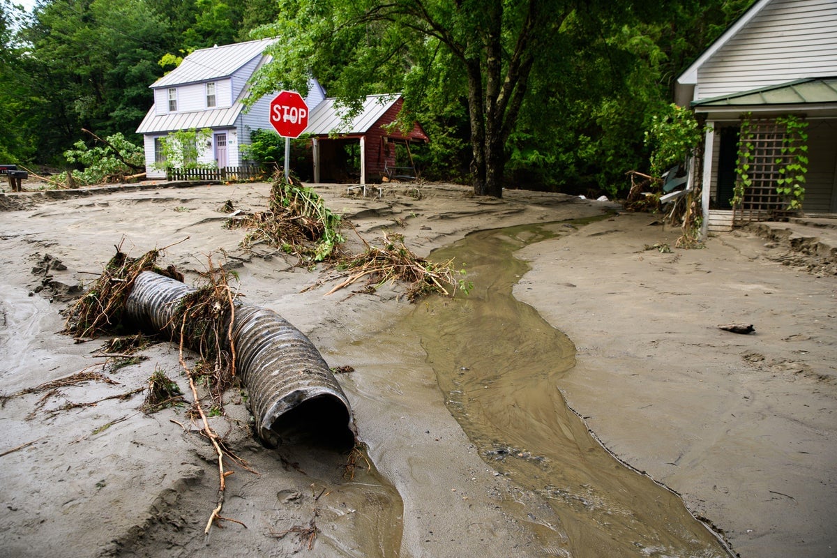 Former Hurricane Beryl Floods Vermont in a Repeat of Last Year