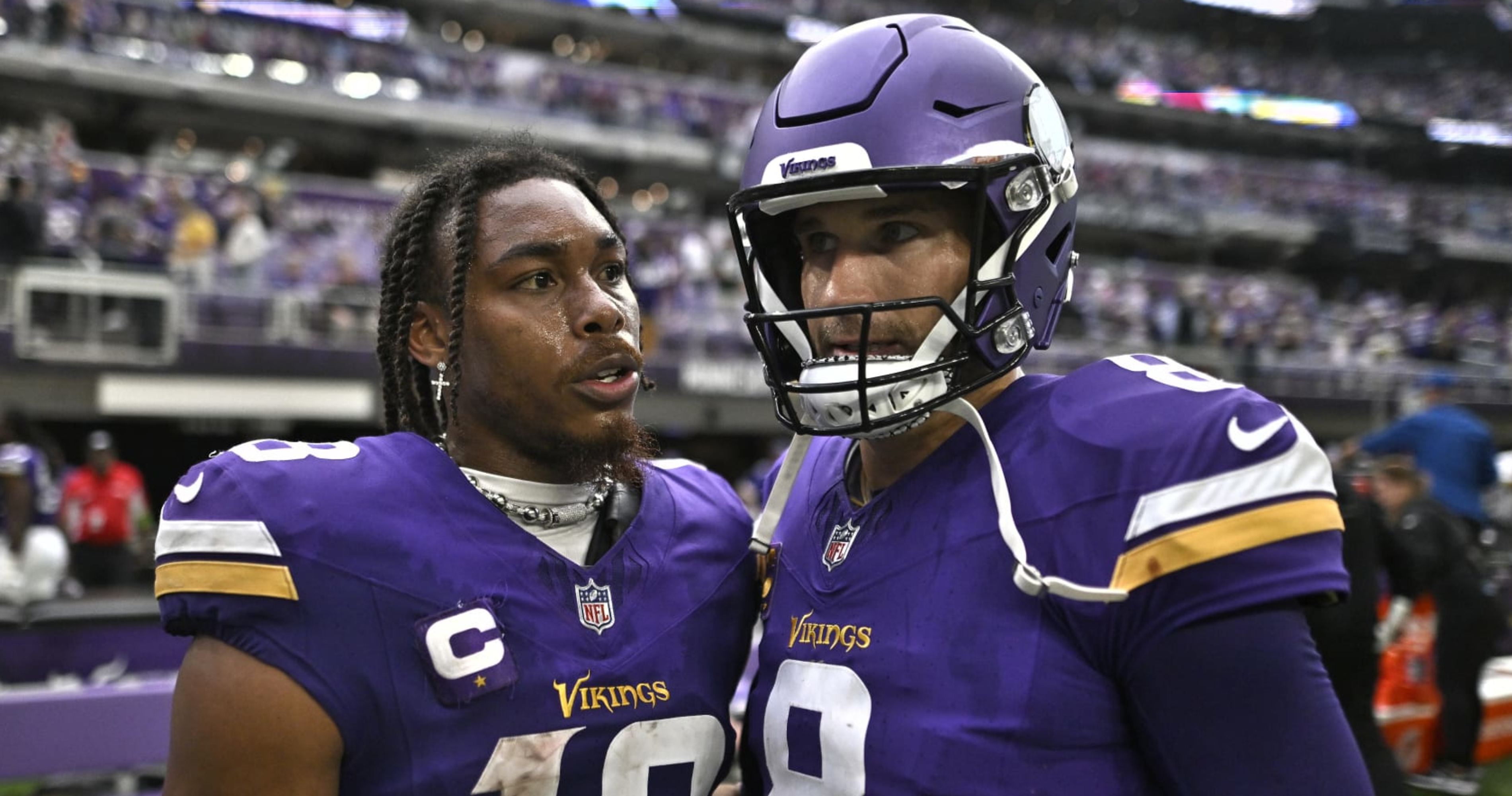 Vikings' Justin Jefferson 'Not Mad' at Kirk Cousins for Signing Falcons Contract