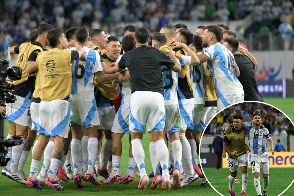 Argentina survives Copa America scare with win over Ecuador