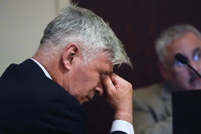 Alec Baldwin cast as reckless flouter of rules at his trial in cinematographer's shooting