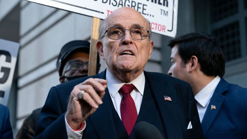Giuliani has proposed leaving bankruptcy protection as creditors are asking for a trustee to control his assets