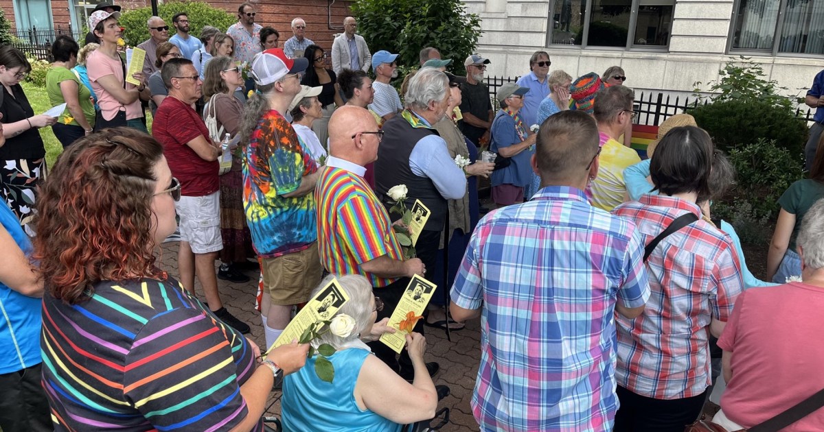 Maine community gathers to remember gay man killed 40 years ago