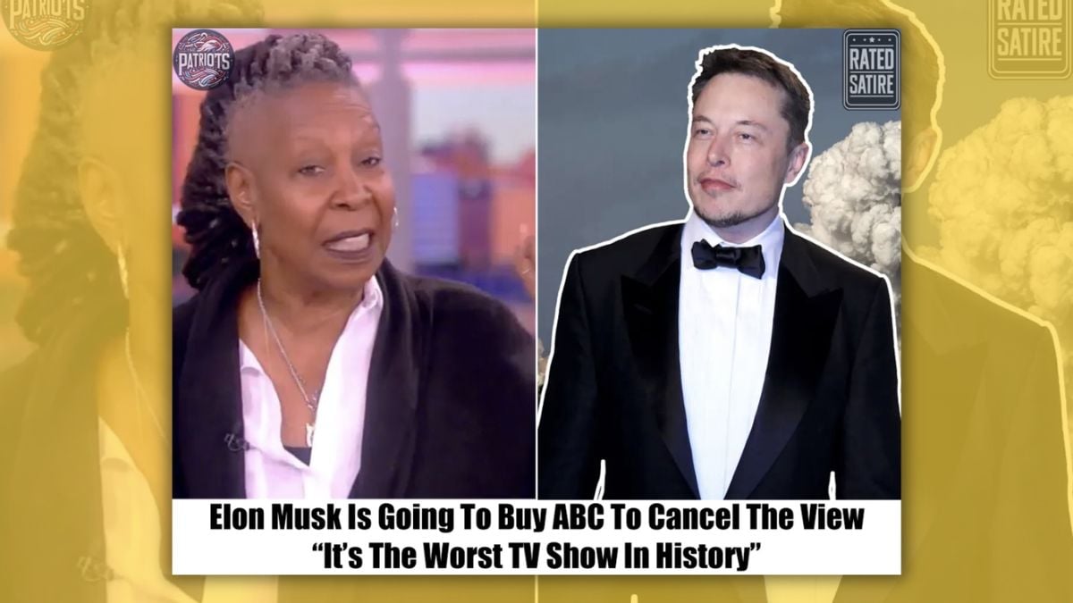 Elon Musk Going to Buy ABC to Cancel 'The View'?