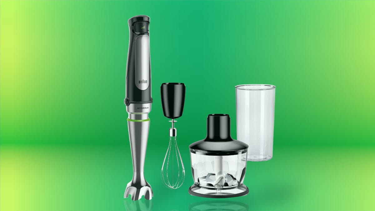 My Do-It-All Handheld Immersion Blender Is 20% Off Right Now for Prime Day