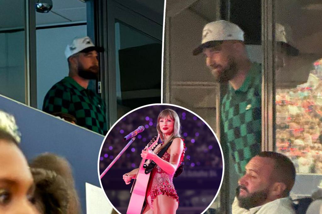 Travis Kelce spotted at Taylor Swift’s Eras Tour in Germany ahead of Chiefs’ training camp