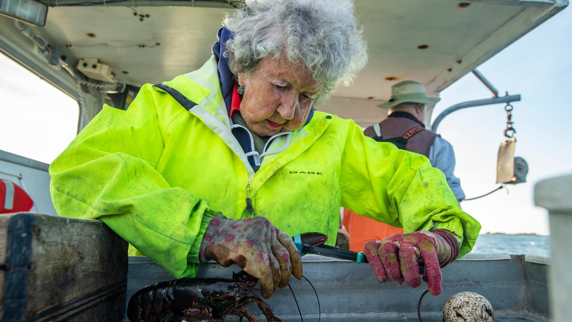 104-year-old has been catching lobsters for more than 90 years