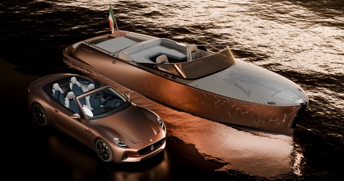Maserati 全電動豪華遊艇 TRIDENTE，將海神電動勢力擴及水域
