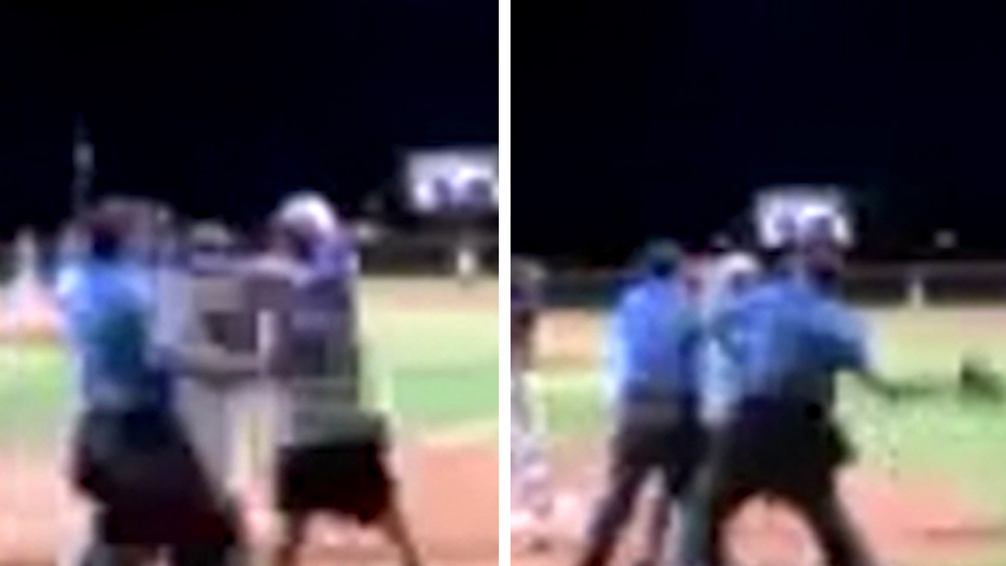 Little League Baseball Ump Beats Coach With Mask In Wild Fight