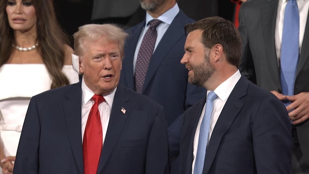 WATCH: Trump arrives with bandage on ear