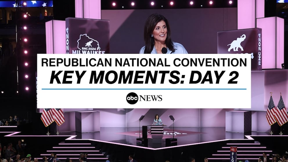 WATCH: RNC Day 2 highlights: Former Trump rivals Haley, DeSantis take stage