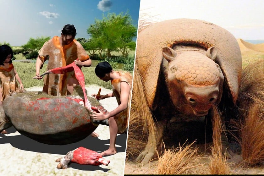 El fósil de un armadillo masacrado en Argentina reescribe la historia de América. Había humanos hace 20.000 años