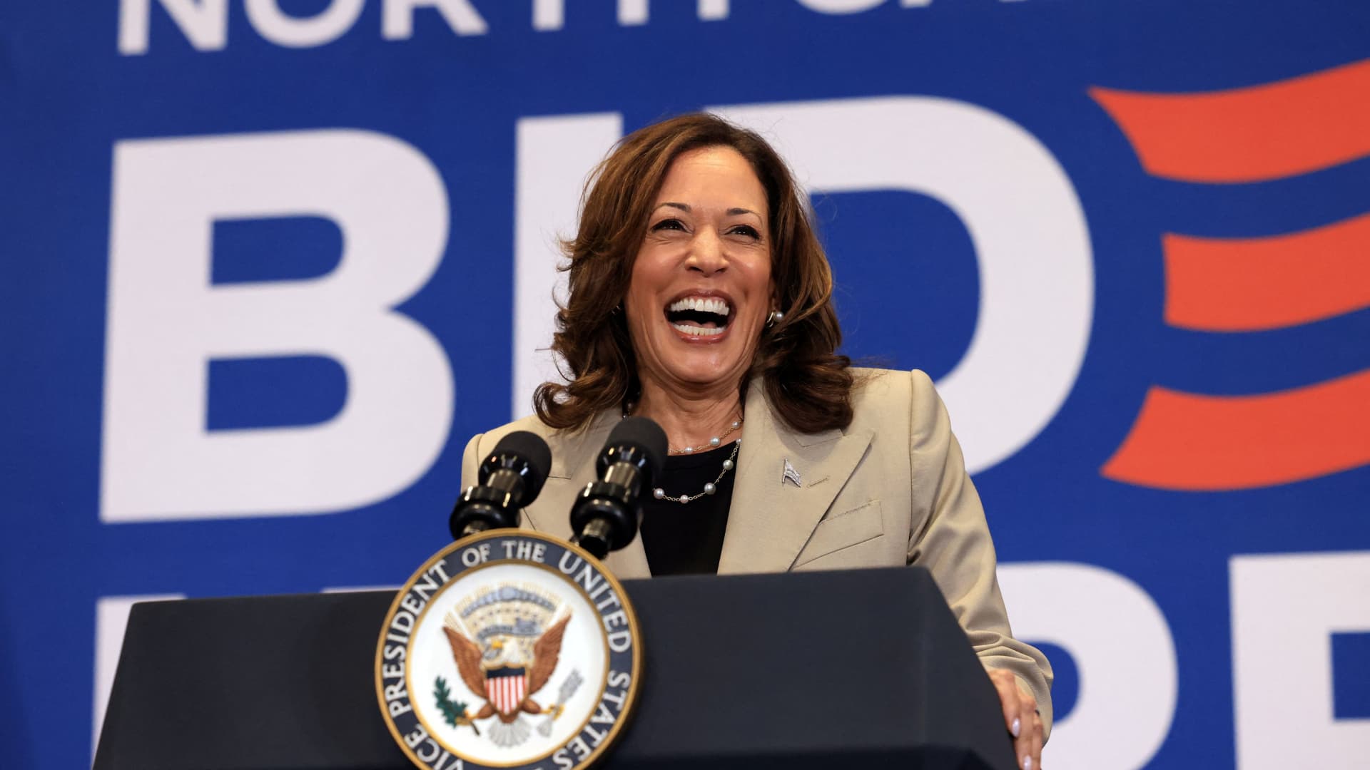 Spotlight on Harris while Biden faces pressure to drop out