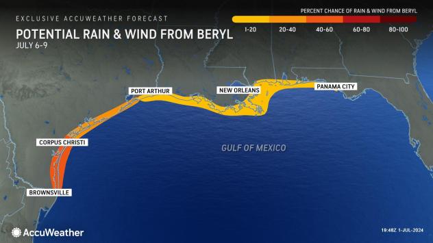 Hurricane Beryl explodes into Category 5 storm with 165-mph winds. Will Florida feel impact?