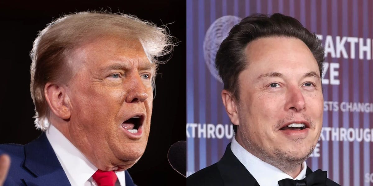 Trump says he loves Elon Musk even though he never heard of the $45 million-a-month donation plan from the billionaire