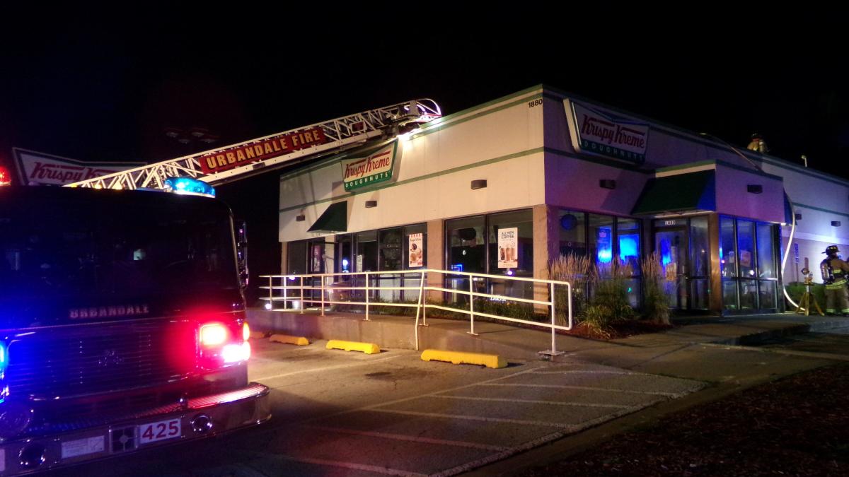 Your doughnut fix may have to wait: Structure fire closes Krispy Kreme in Clive