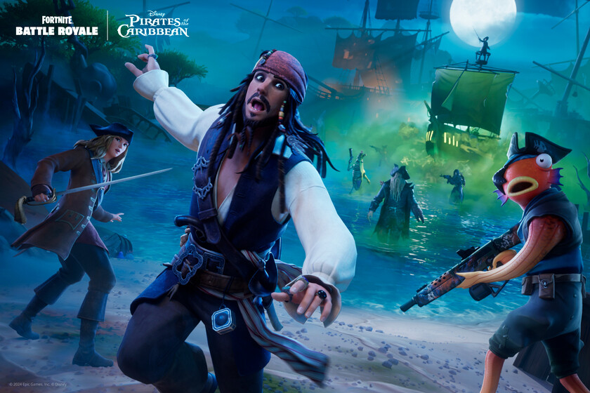 Jack Sparrow y el resto de Piratas del Caribe llegan a Fortnite para arrasar con todo: skins, misiones, pase de batalla y más