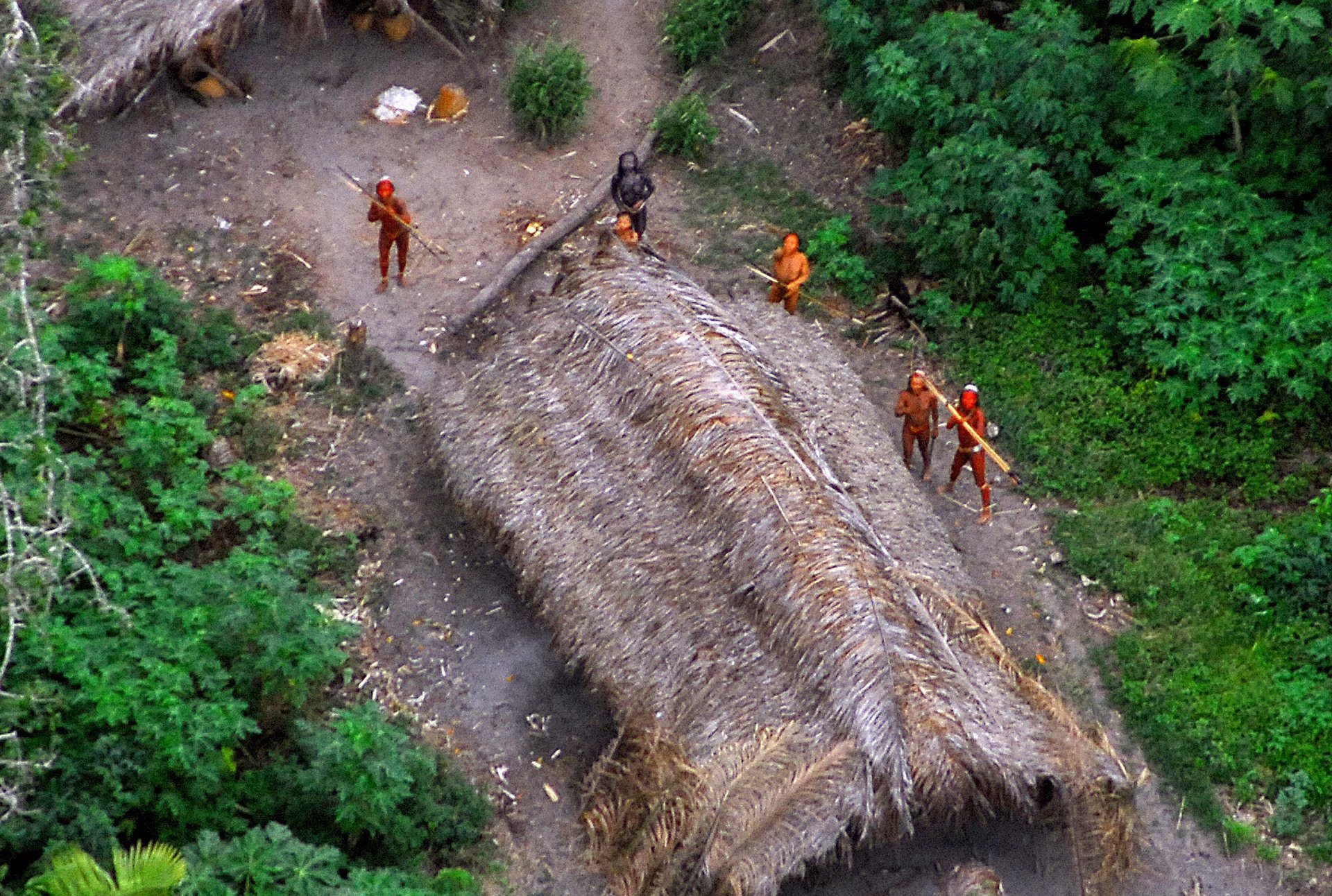 Hình ảnh: người Châu Mỹ bản địa ở rừng Amazon, chưa từng tiếp xúc "nền văn minh"