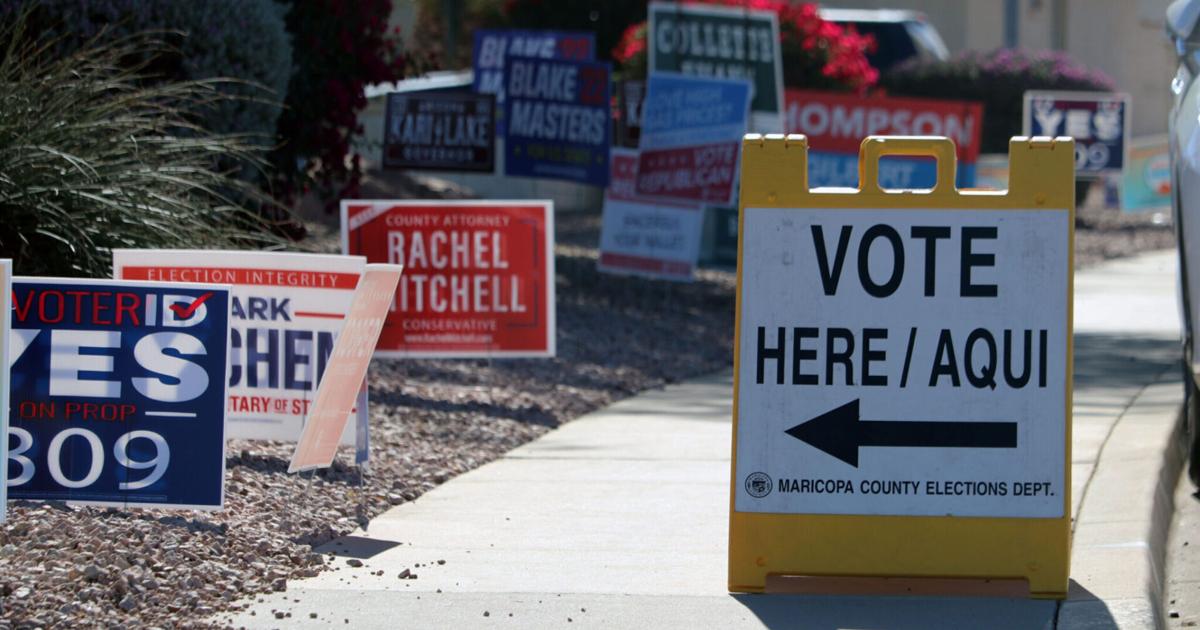 Global computer outage snarls Arizona’s early voting, raises alarm about November