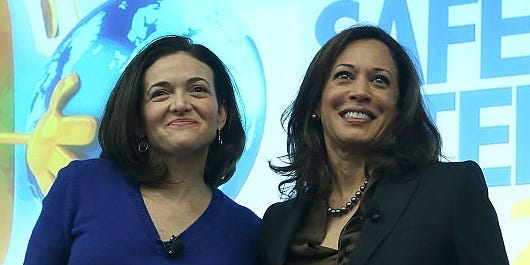 Sheryl Sandberg endorses Kamala Harris for president