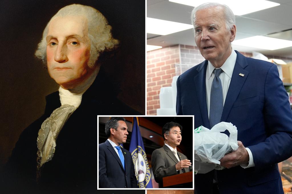 Democrats canonize Biden as ‘George Washington’ – after cannibalizing him to drop out of race