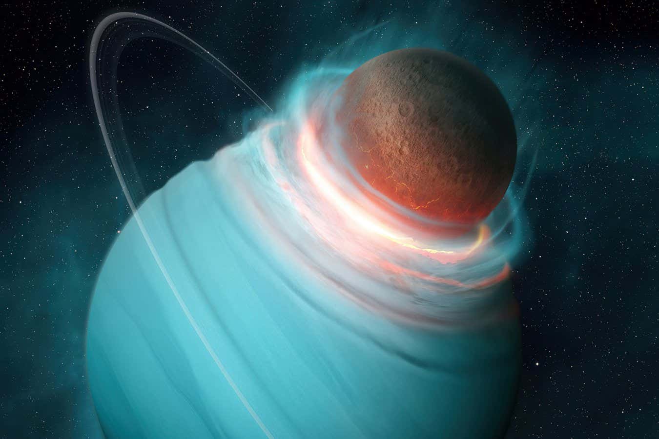Could we set Uranus on fire to steal its hidden diamonds?