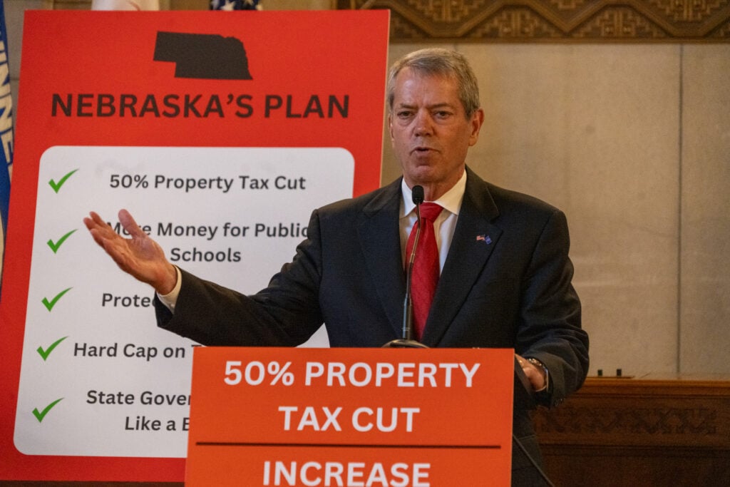 Nebraska Gov. Pillen formally calls special session for property tax relief