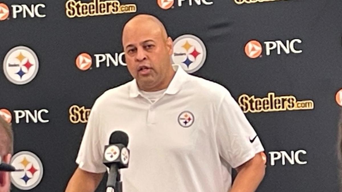 Steelers training camp: GM Omar Khan on possibly trading for a receiver, Cam Heyward's future in Pittsburgh