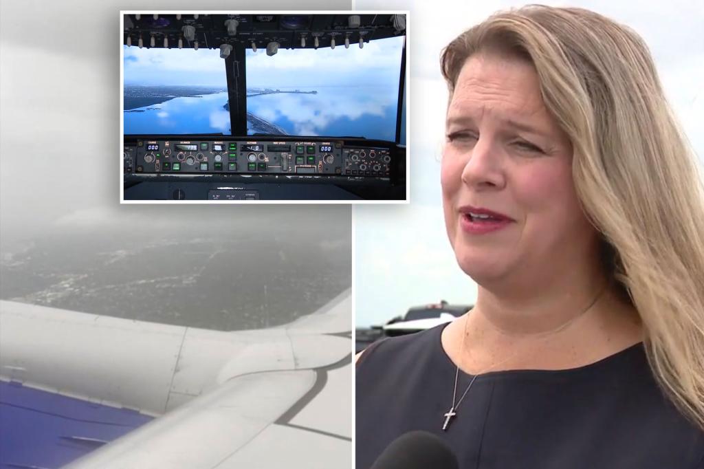Southwest passenger, Nancy Allen, describes flying 150 feet over Old Tampa Bay