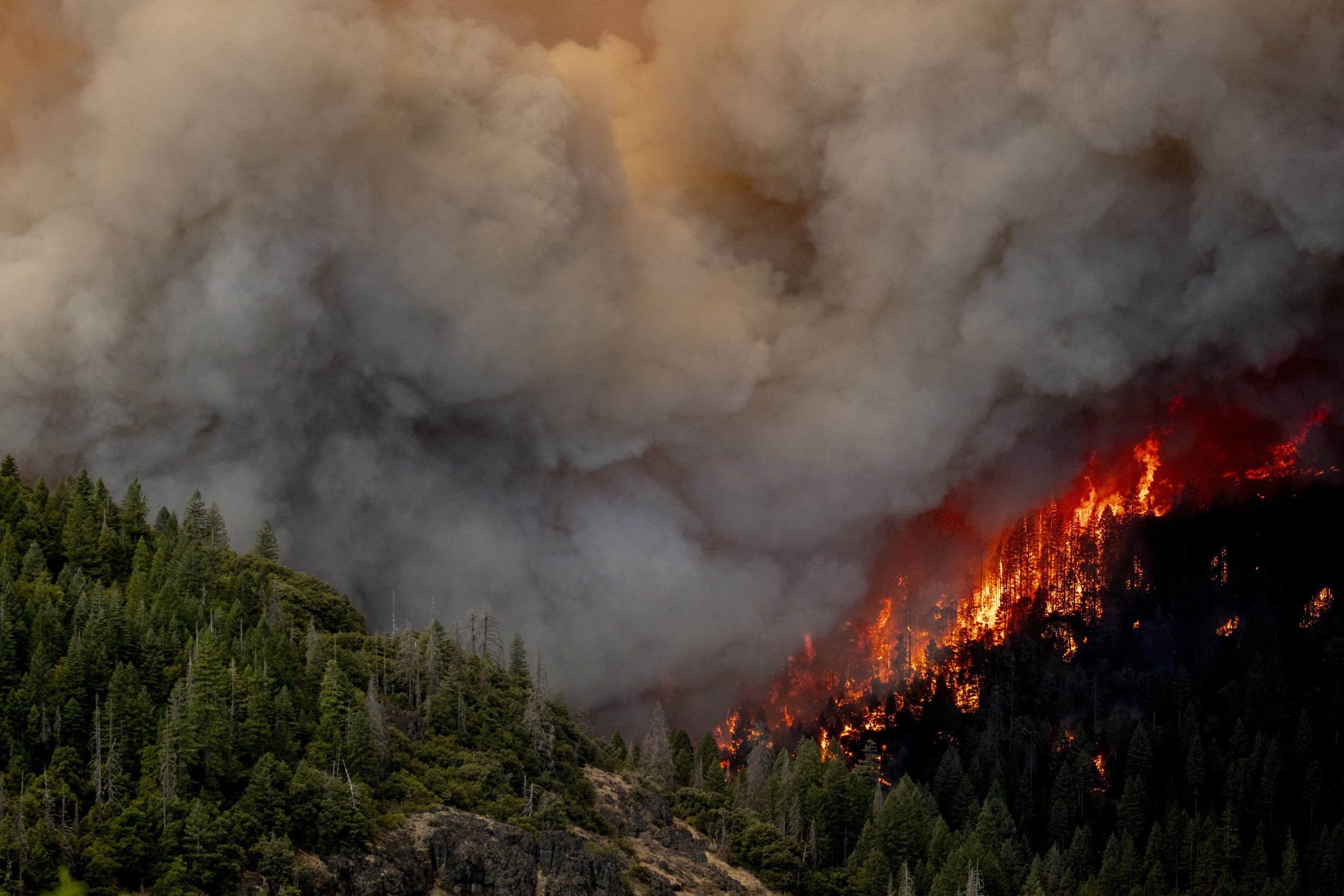 California Park Fire Containment 'Very Challenging' As Blaze Explodes