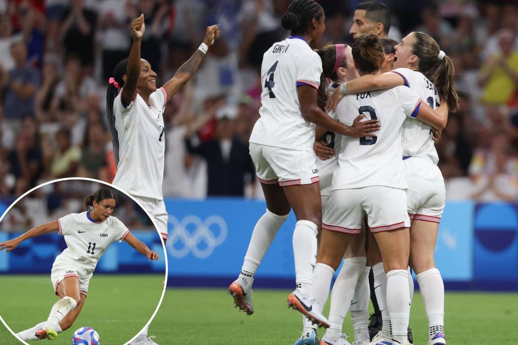 USWNT in Olympics driver's seat with win over Germany