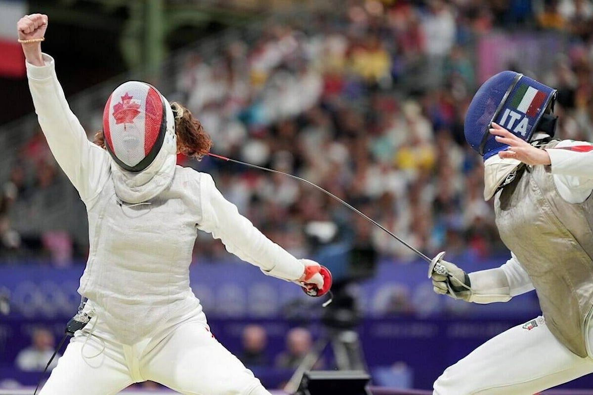 Eleanor Harvey claims bronze for Canada’s first Olympic fencing medal