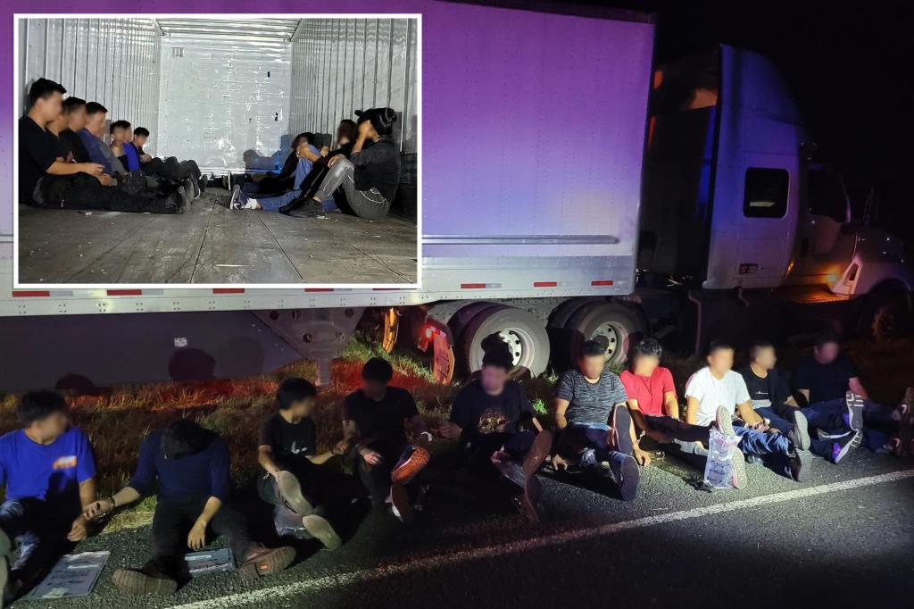 Border Patrol rescues 17 migrants locked inside tractor trailer