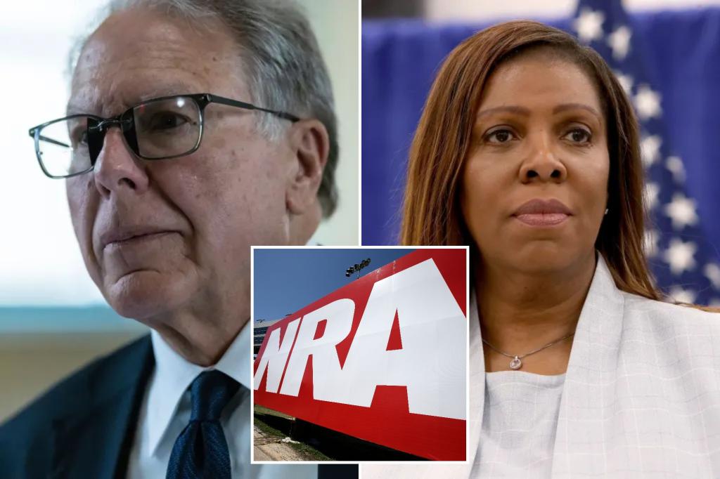 Judge bars former CEO Wayne LaPierre from working for NRA for 10 years, but declines to appoint monitor for group