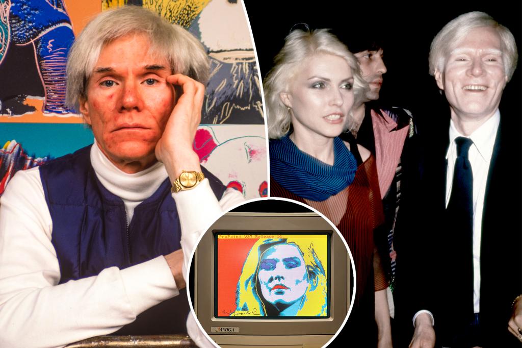 Long-lost Andy Warhol portrait of Debbie Harry up for sale