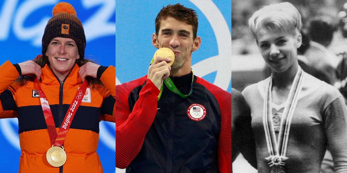 The Olympians with the most medals in history