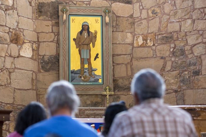 Why these Apache Catholics felt faced with a 'false choice' after priest removed church's icons