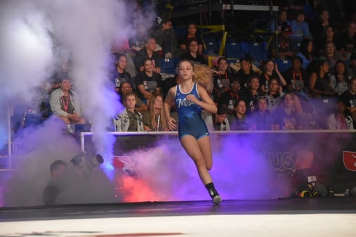 Ludlow’s Samantha Bertini makes history, wins national wrestling title