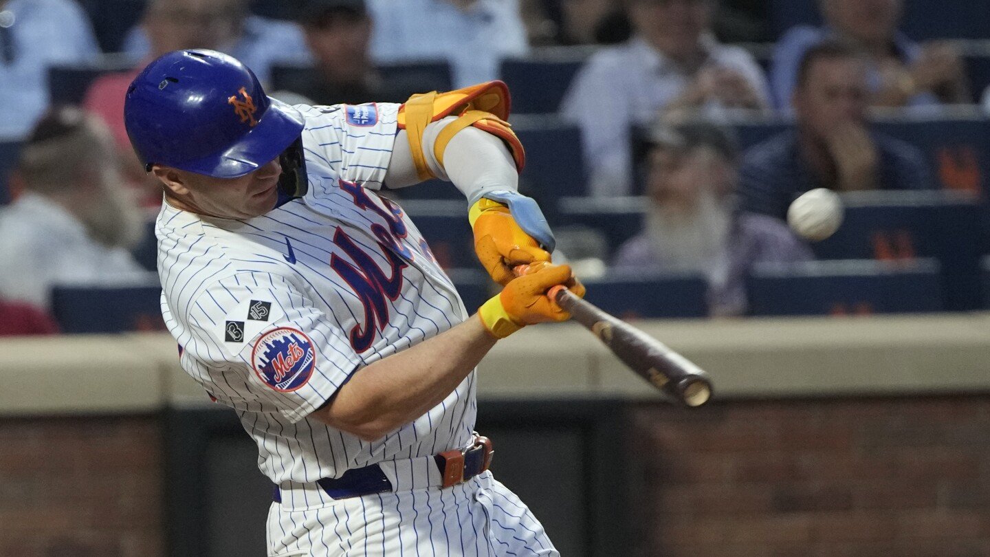 Alonso homers to start the Mets on their way to a 15-2 blowout against the Twins