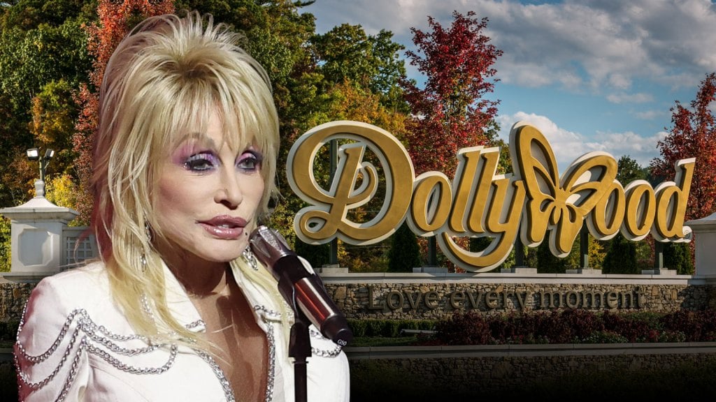 Dolly Parton’s Dollywood Theme Park Slammed By Heavy Rain Causing Flooding & Trapping Guests