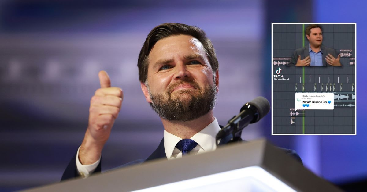 JD Vance's Resurfaced 'Never Trump Guy' Comment Turned Into a Sensational Song on Social Media