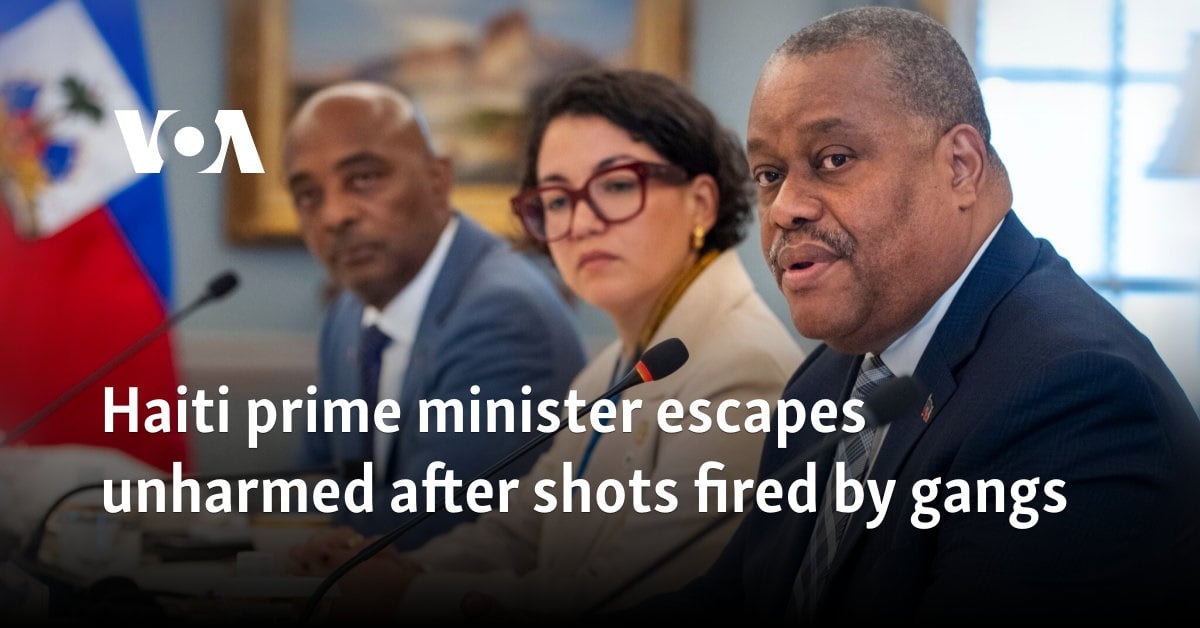 Haiti prime minister escapes unharmed after shots fired by gangs