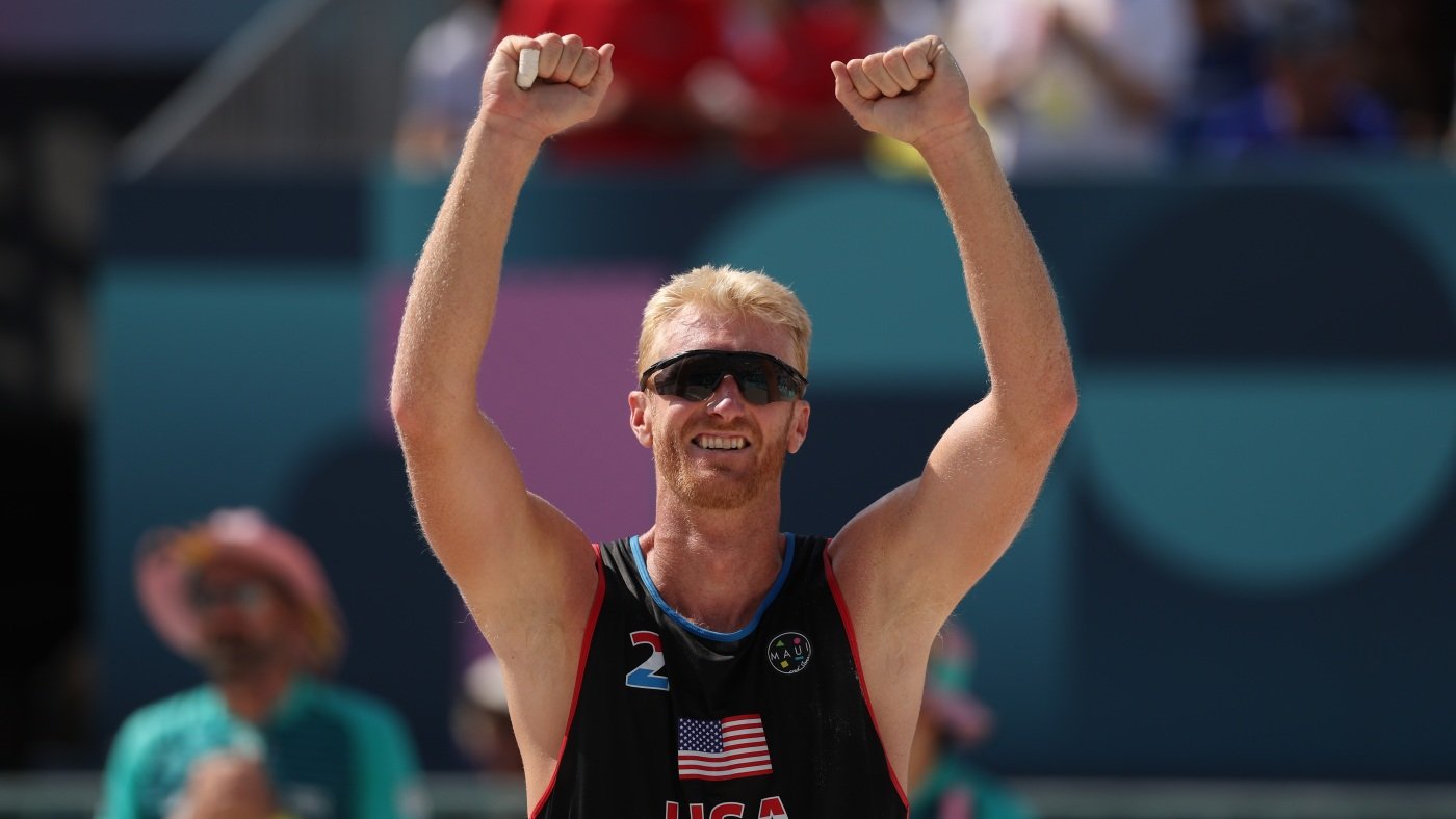 Former NBA player Chase Budinger makes history on the Olympic beach volleyball court