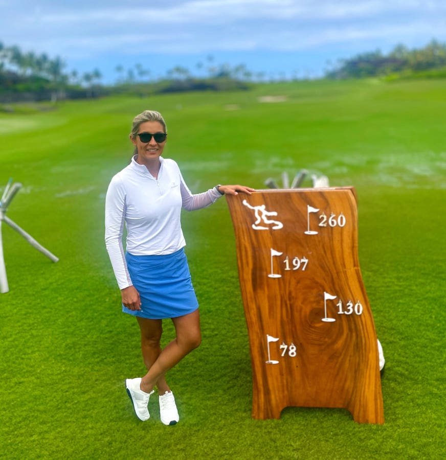 This Female Golf Director Feeling Right At Home