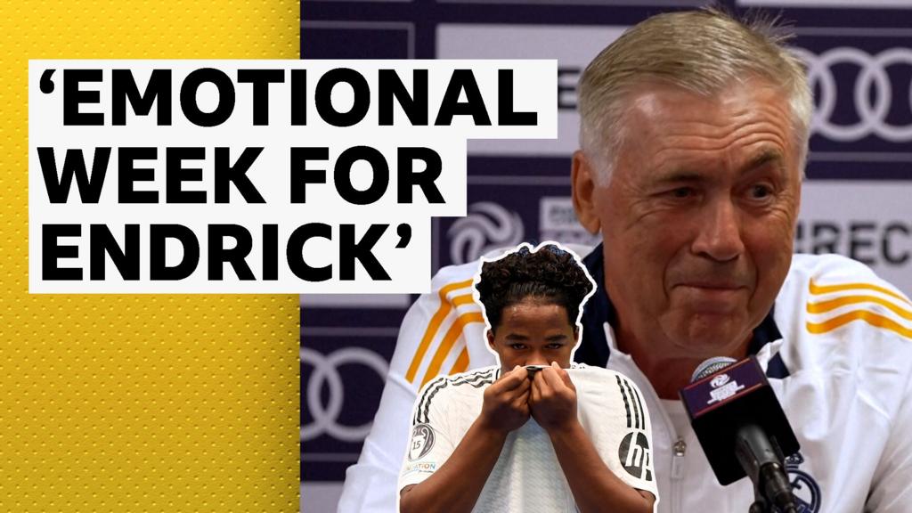 An emotional week for Endrick - Ancelotti