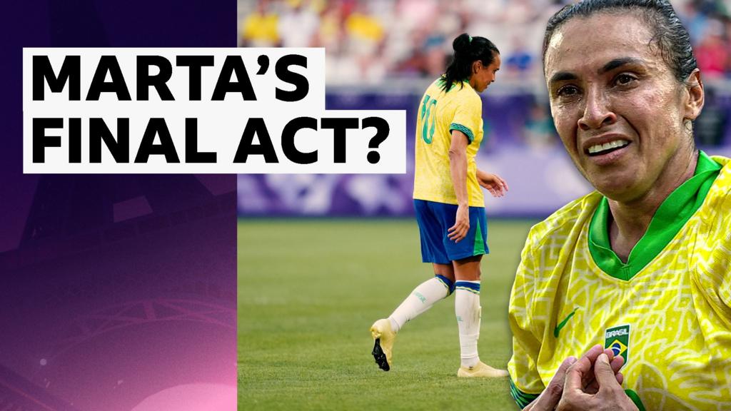 Her last Olympic act? Brazil Marta sent off against Spain