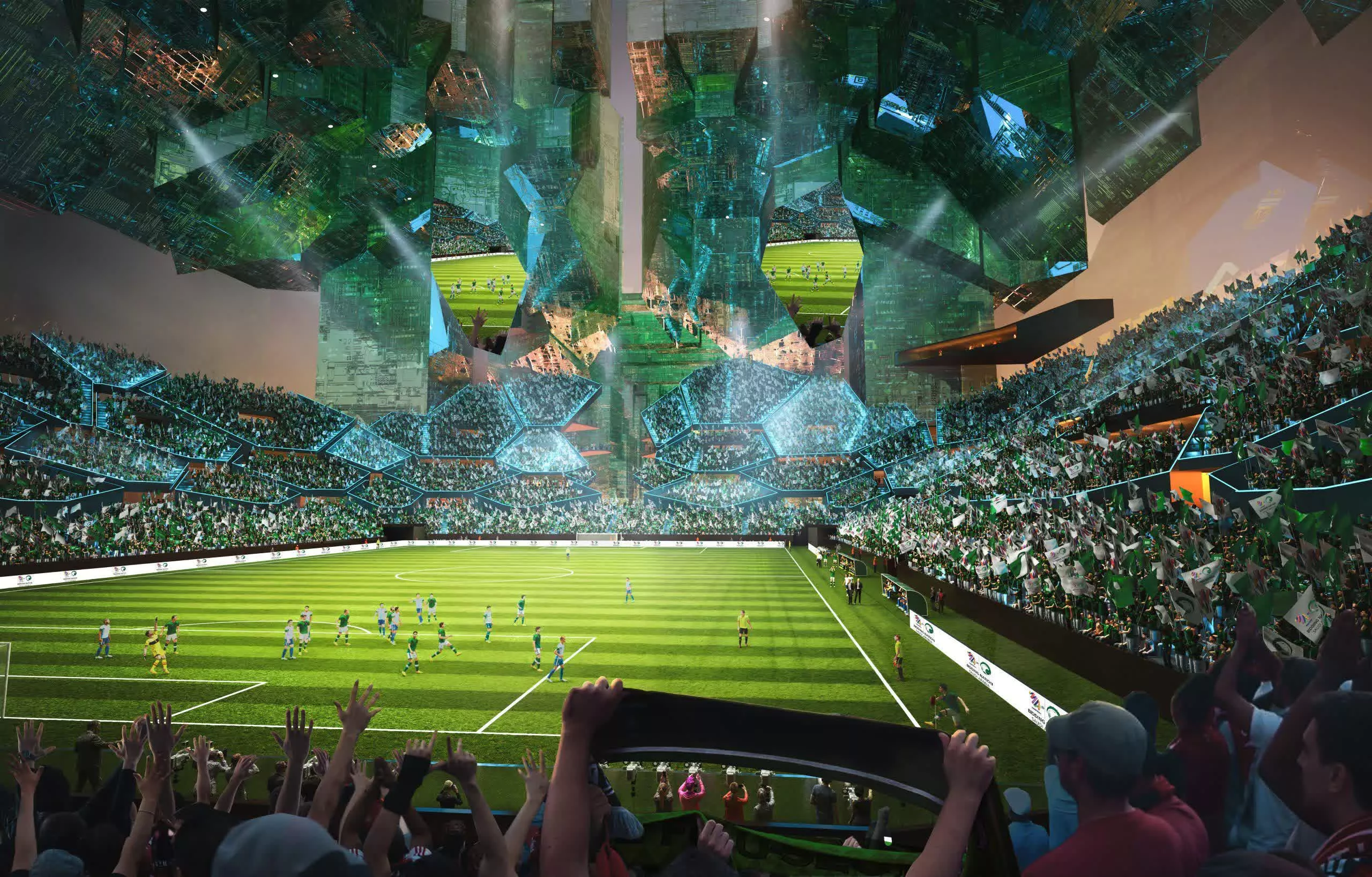 Cyberpunk, anyone? Saudi Arabia unveils futuristic sporting arenas for 2034 FIFA World Cup