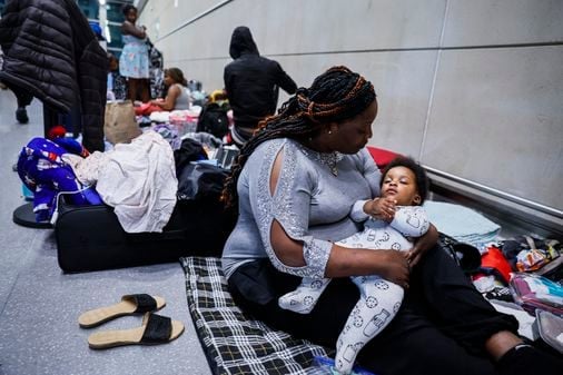 ‘We don’t have anywhere to go’: Migrants worry about Logan Airport deadline