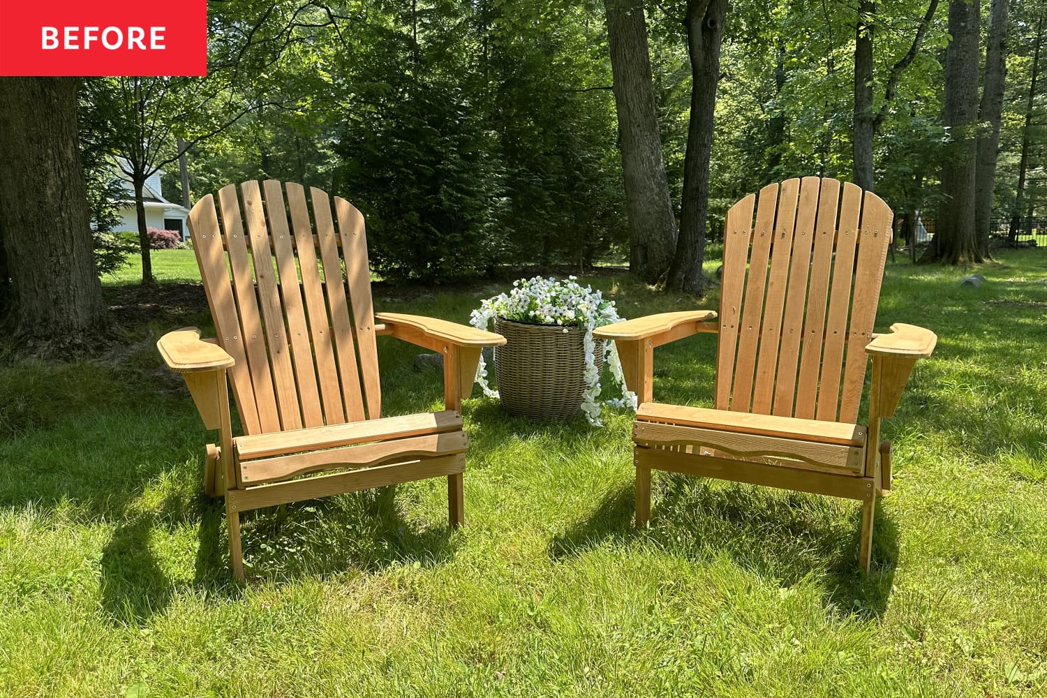 SPONSORED POST: An Easy DIY Takes These Adirondack Chairs from “Grimy and Sad” to Polished and Timeless